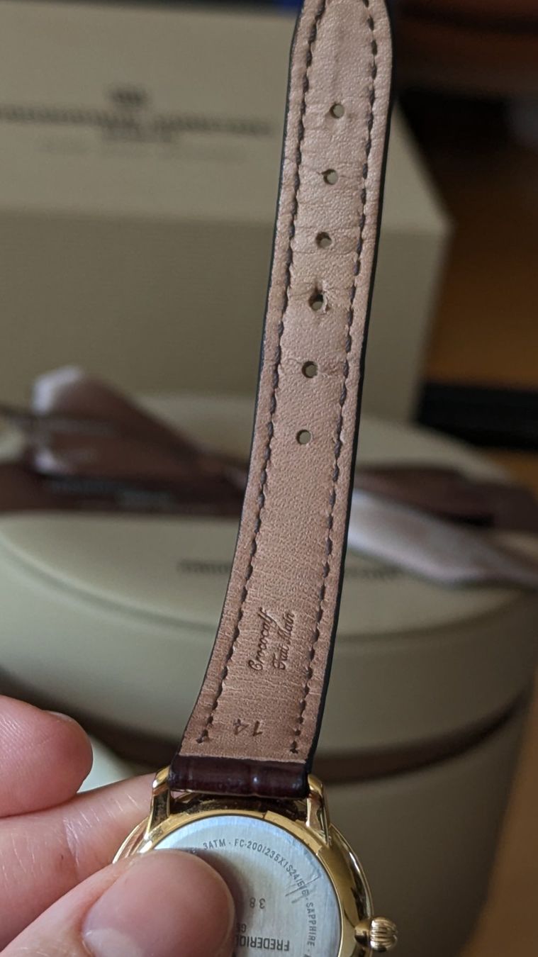 Frederique Constant Orologi: Frederique Constant Slimline Small Second Quarz Uhr full set – Usato da Zürich venduto da oschance 6