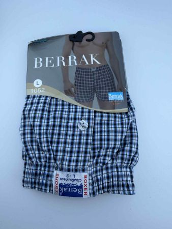 Neue BERRAC Short Boxer Grösse L - Karo Muster Design