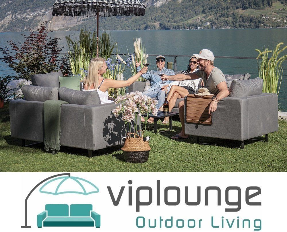 Viplounge Divani: Gartenmöbel Set Sunbrella Stoff grau – Nuovo e nell'imballaggio originale da Uznach venduto da viplounge 8