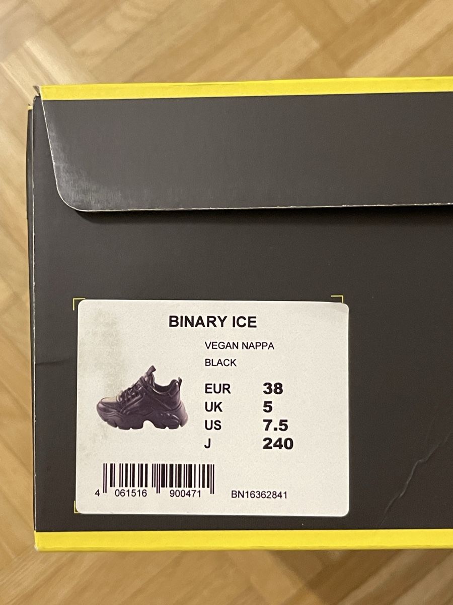 Buffalo Scarpe da donna: Buffalo Sneaker Binary Ice schwarz Grösse 38 neuwertig – Nuovo e nell'imballaggio originale da Rheineck venduto da FGeissler 6