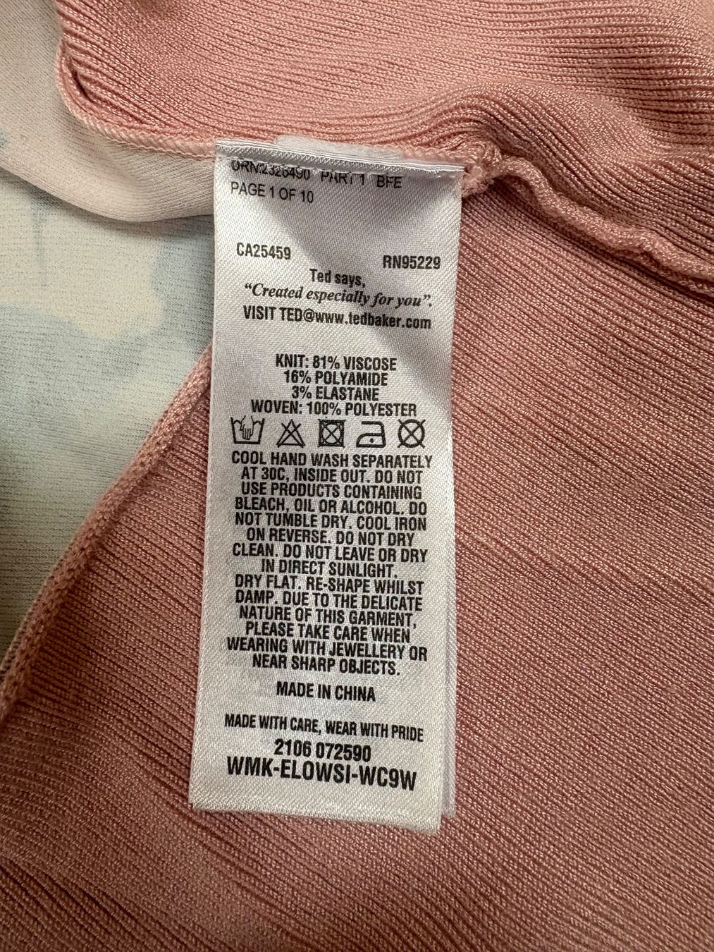 Ted Baker Jacken: ORIGINAL TED BAKER STRICKJACKE GR. 2 (MEDIUM) ROSA FLOWERS – Gebraucht aus Zürich von s-a-w-e 5