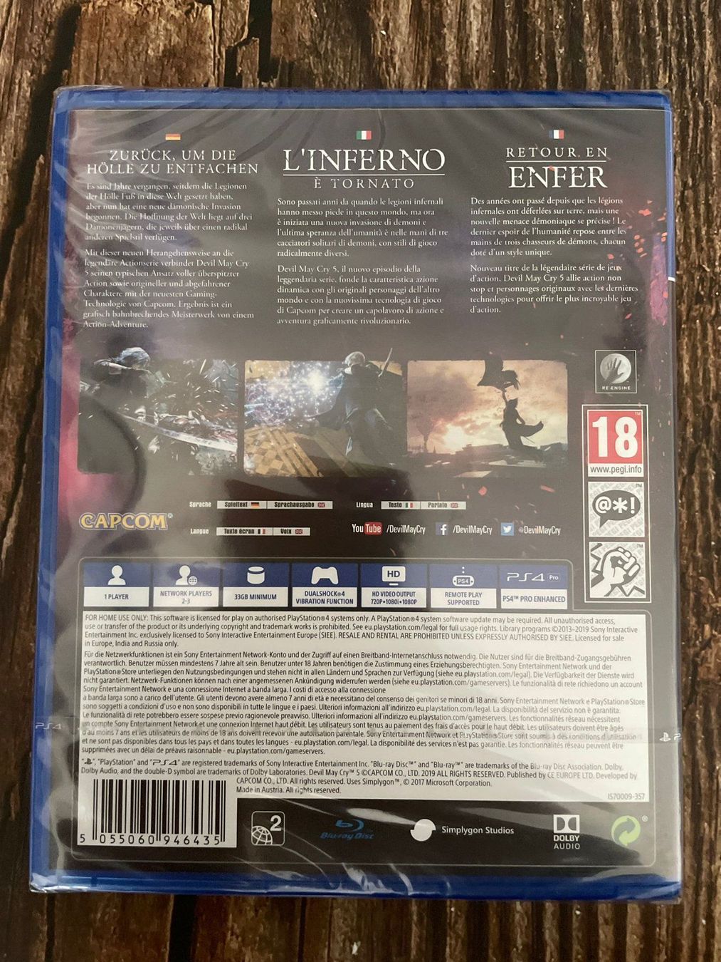 Giochi: Devil May Cry 5 [PS4][NEW][OVP] – Nuovo e nell'imballaggio originale da Niederwil SO venduto da BlueSonic 1