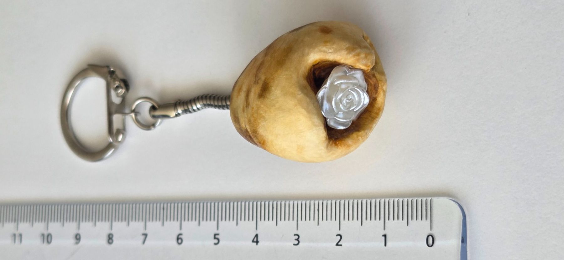 Portachiavi: Baumperle Schlüsselanhänger, Rose – Nuovo (secondo la descrizione) da Biel/Bienne venduto da Aura1 2