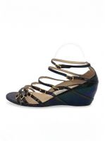 Jimmy Choo Atlas Sandale mit Absatz EU 39 Metallic