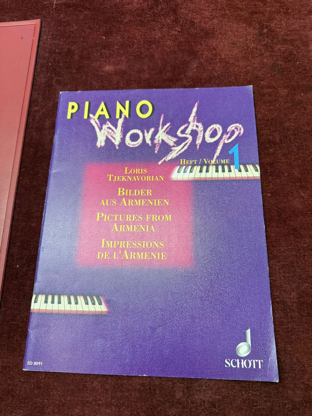 Libri: Noten Piano Workshop Band 1   Schott – Nuovo (secondo la descrizione) da Davos-Platz venduto da musikhauskollegger