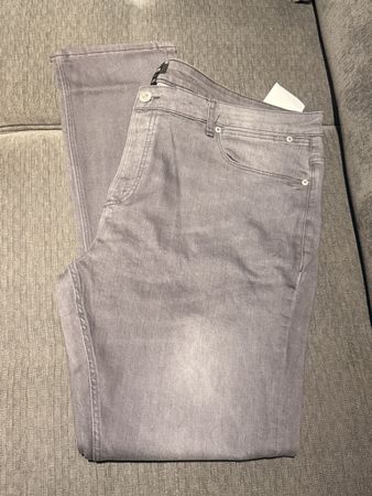 River Island Skinny Stretch Jeans W42 L34 Grau 