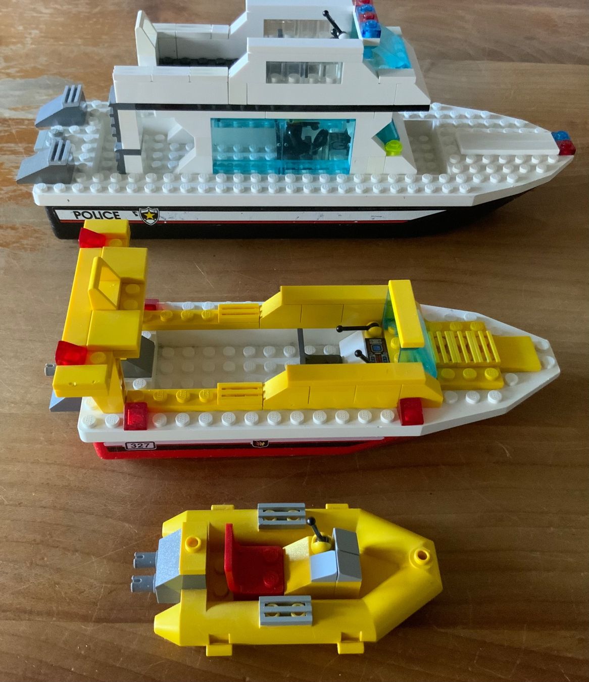 Lego Spielzeuge: Lego Polizeiboot und Rettungsboote – Gebraucht aus Lanzenhäusern von mfh05 1