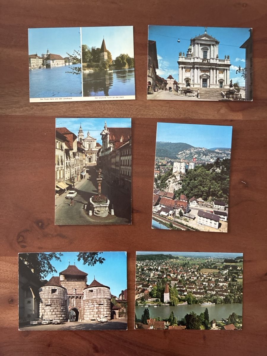 Cartes postales: 12 Ansichtskarten Schweiz diverse von Kt. Solothurn  – D'occasion à Oftringen par Cla.vD.74 2
