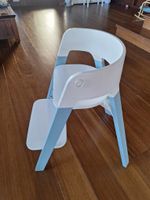 Stokke Steps Stuhl weiss blau guter Zustand