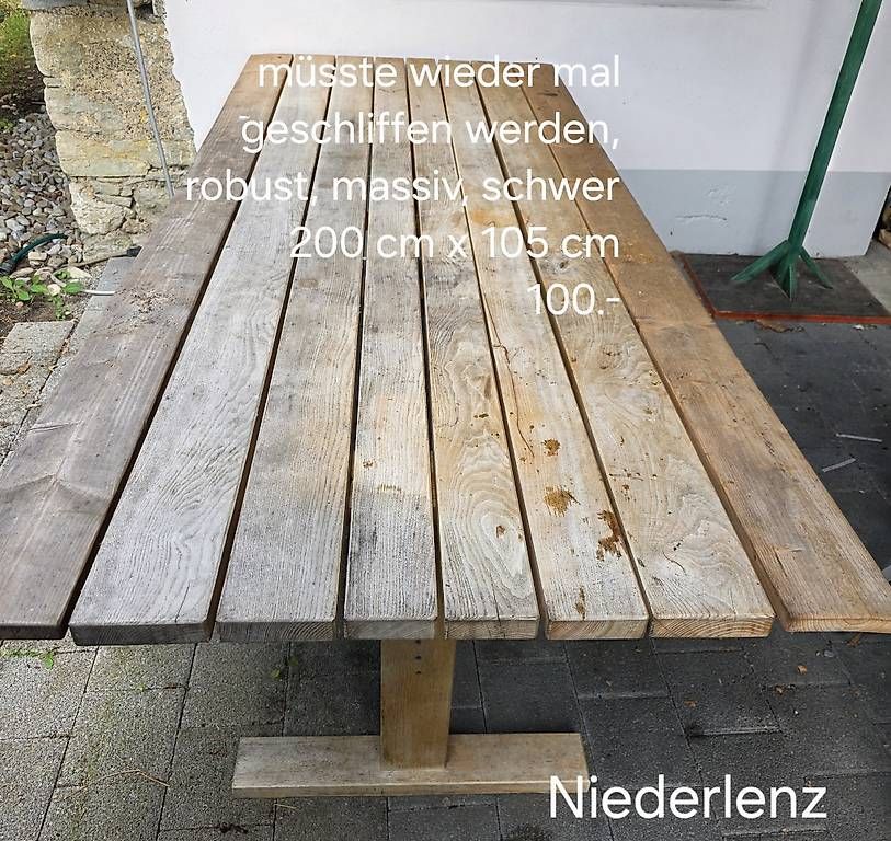Tavoli: Gartentisch, Holztisch – Usato da Niederlenz venduto da Amarok79 1