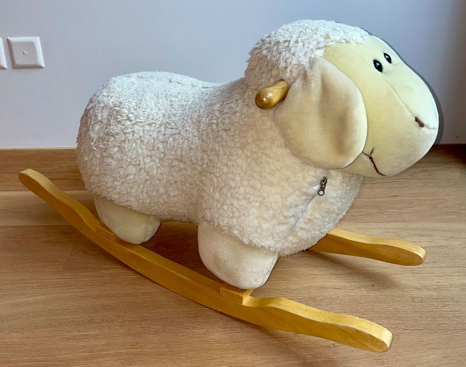 Schaukeltier Schaf Schaukelpferd Holz Baby Kinder In Bayern