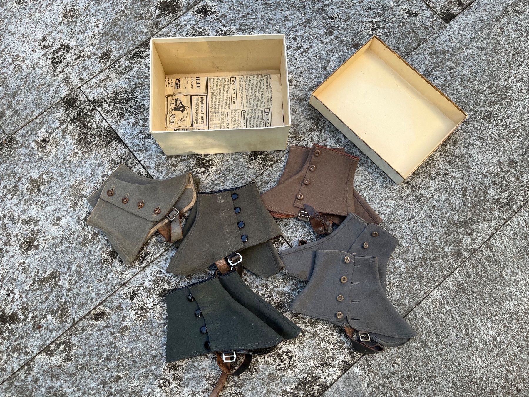 Stinchiere & Fasciature: Gamaschen Antik Vintage – Usato da Bottmingen venduto da Puffsack