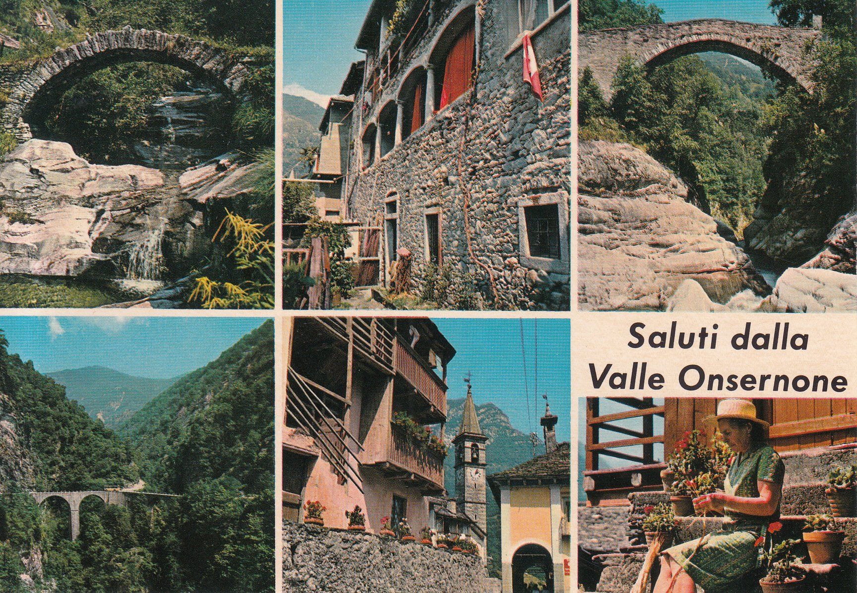 Cartoline postali: Valle Osernone ca. 1970 – Usato da Bürglen TG venduto da StampGraf