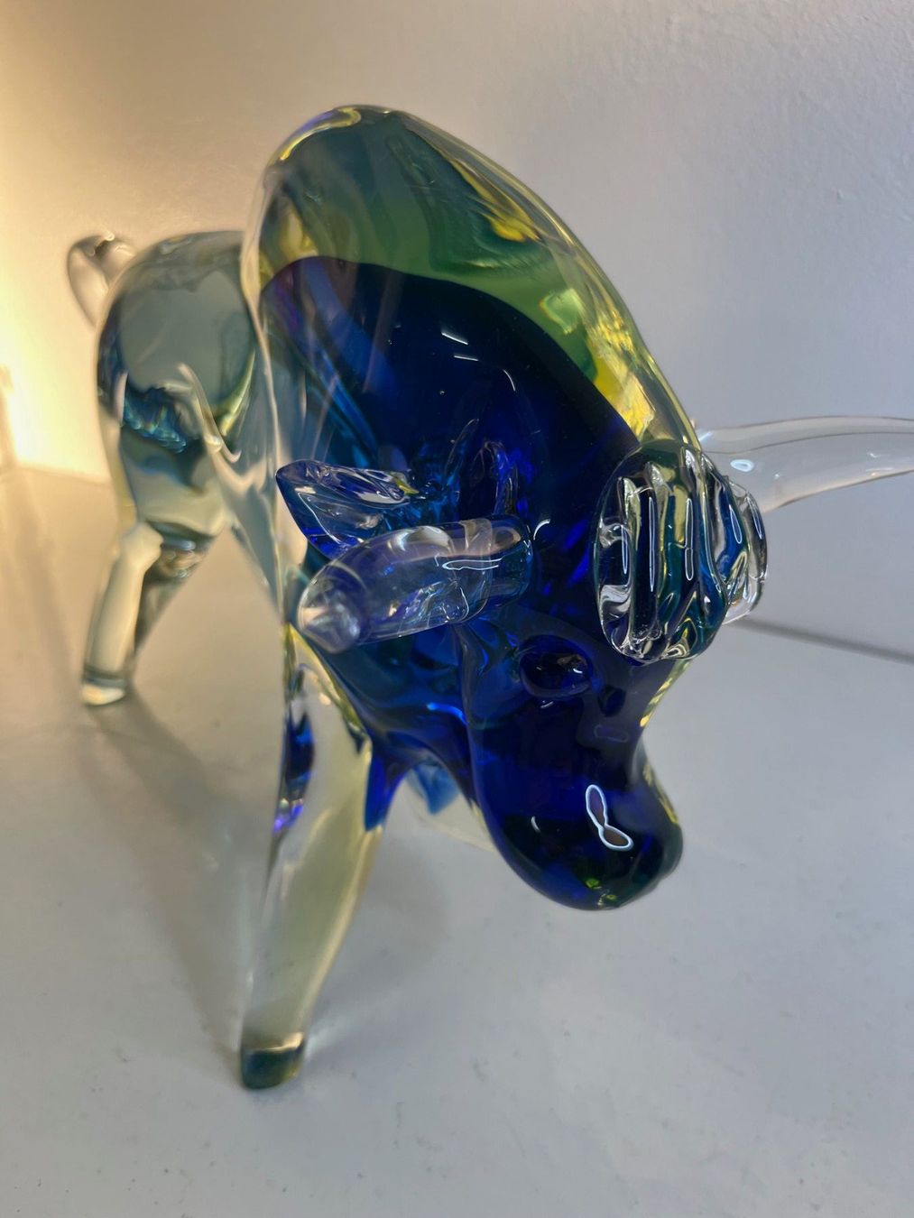 Sculture & Statue: Enorme taureau Murano en verre ouraline – Usato da Les Acacias venduto da kim_2dxt 6