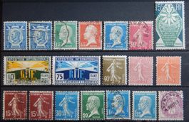 Frankreich ex. Kat. 142-199 */gest. 1922/26