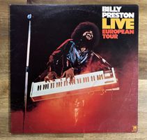 BILLY PRESTON Live European Tour  Vinyl LP 1974 UK