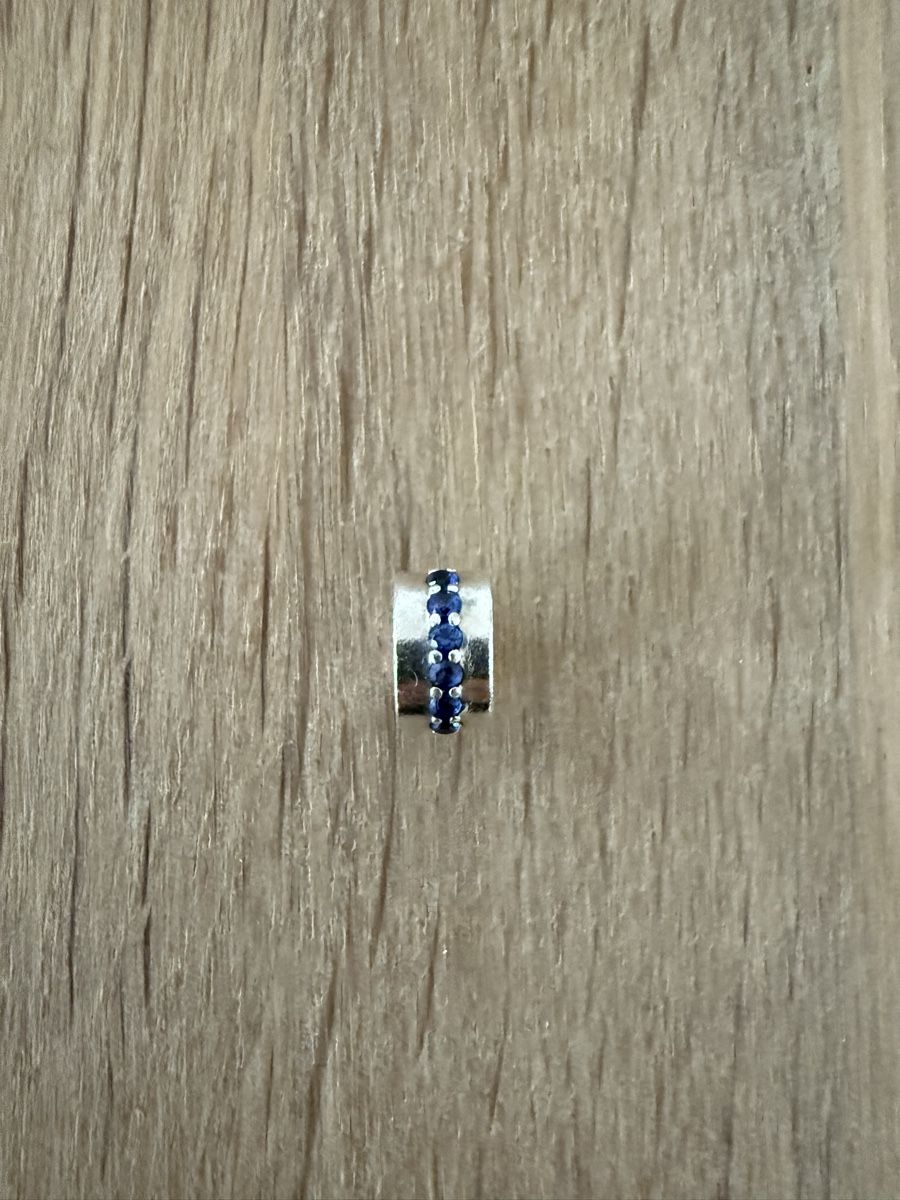Bracciali & Braccialetti: Pandora Charm Clip Blaue Steine – Usato da Basel venduto da fel_l8h9
