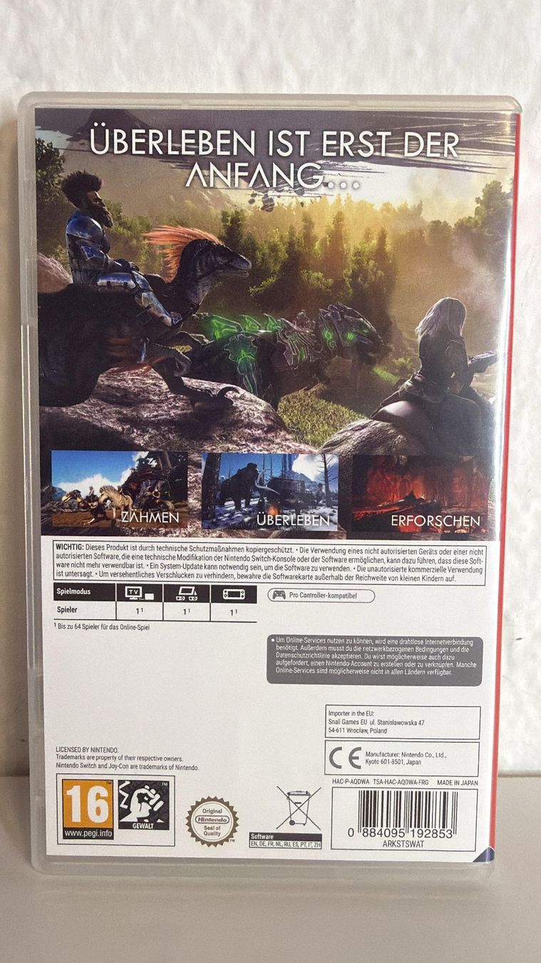 Giochi: Nintendo Switch ARK Survival Evolved gut erhalten – Usato da Ehrendingen venduto da lax21 1
