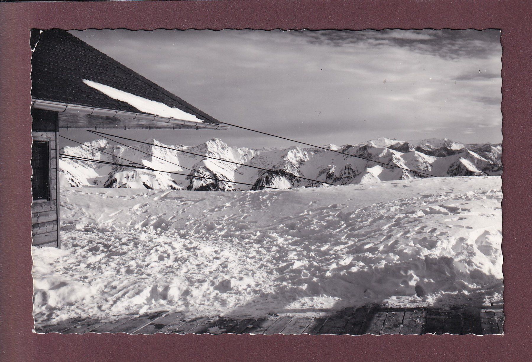 Cartoline postali: Au sommet du MOLESON - 1965 – Usato da Pully venduto da nicecards