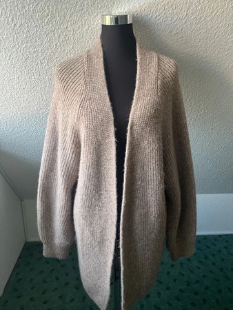 Closed Strickjacke beige sand Alpaka Wolle Gr. S M 38 40 42