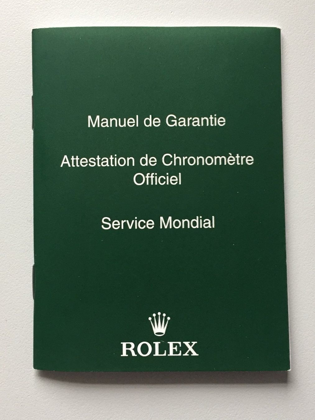 Rolex Orologi: ROLEX Manuel de Garantie – Nuovo (secondo la descrizione) da St. Gallen venduto da galluswatches