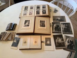 186 Kartonfotos und Fotoalben historische Aufnahmen
