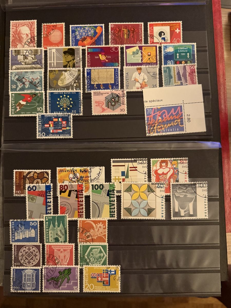 Alle Briefmarken: 2 Steckkarten Briefmarken mit ET - Eckstempel – Neu (gemäss Beschreibung) aus Turgi von Mr.Stamp74