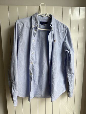 Ralph Lauren Hemd Custom Fit hellblau Groesse L
