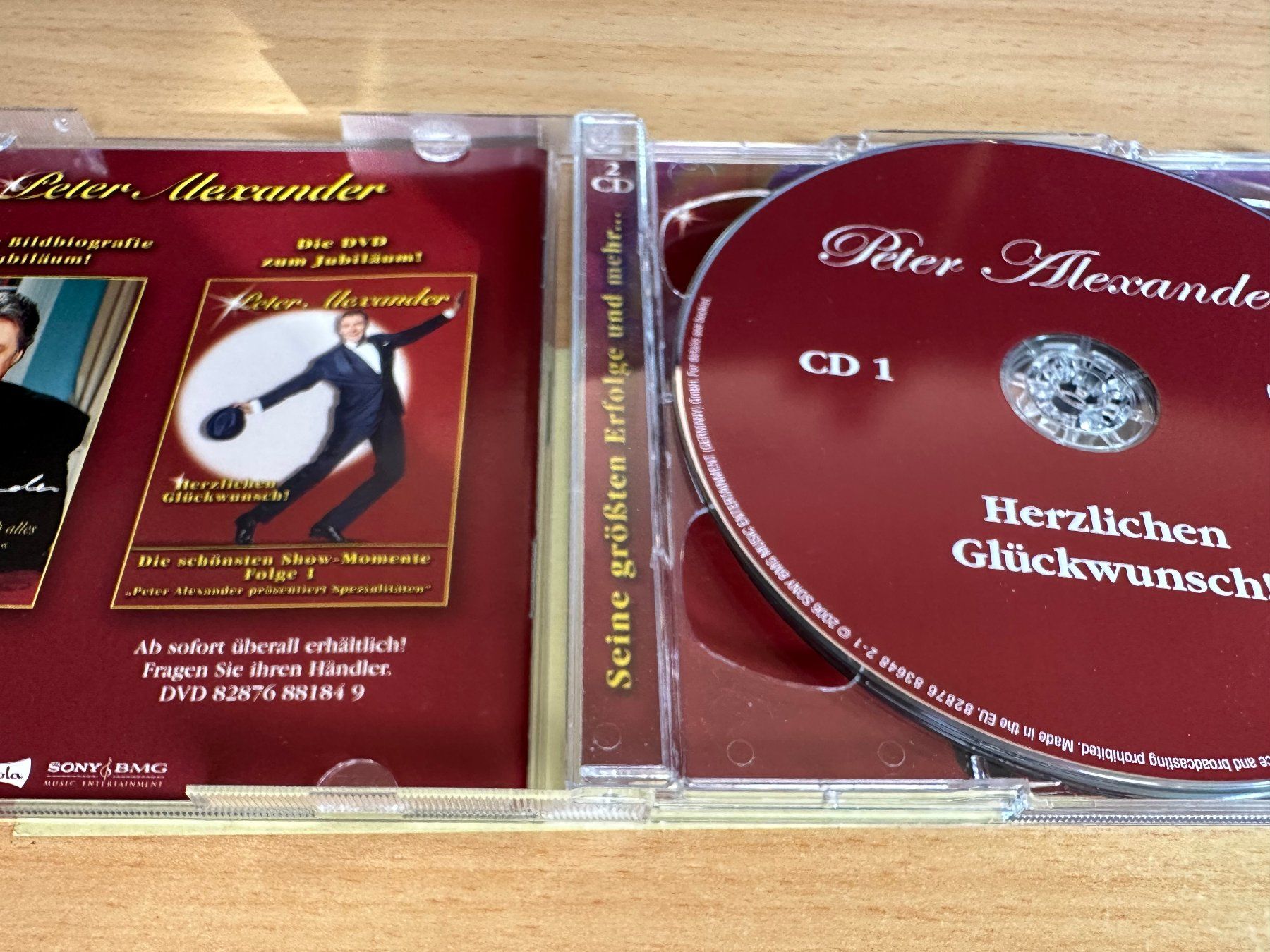 CD: Peter Alexander – Herzlichen Glückwunsch - 2 CD – Usato da Rikon im Tösstal venduto da Alpenmutz 2
