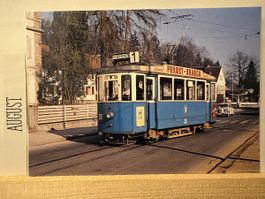 AK von Strassenbahn Tram von Luzern 1926