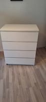 Kommode weiss mit 4 Schubladen Ikea MALM