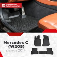 3D Mercedes C Klasse Fussmatten (W205) ab 2014