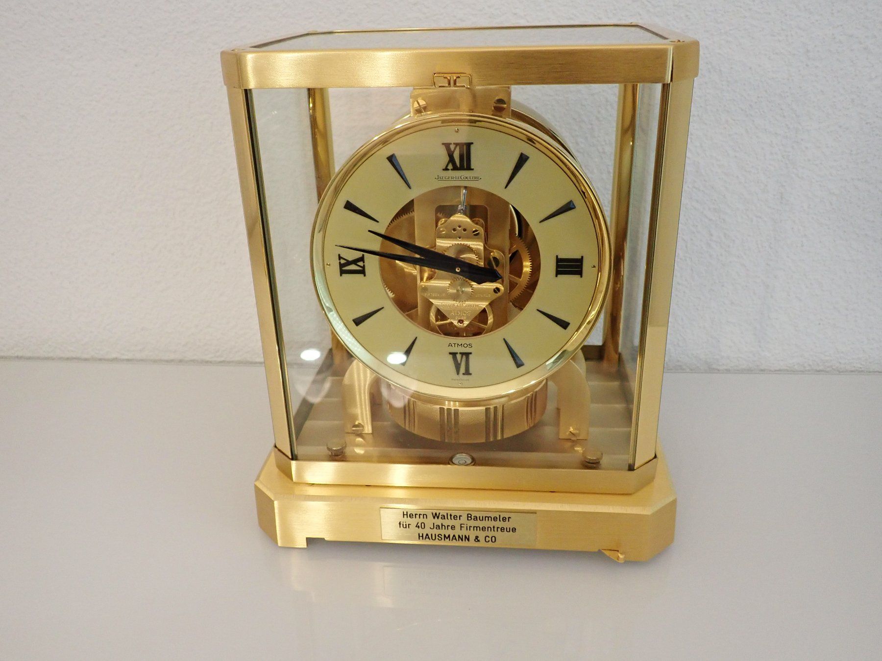 Jaeger-Lecoultre Orologi da terra & Orologi da parete: JAEGER -LECOULTRE ATMOS LÄUFT PERFEKT. – Usato da Wohlen AG venduto da superwatchesteam