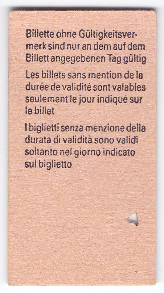 Tickets: Billette Linthal - Diesbach - Betschwanden – Gebraucht aus Langenthal von Sammlungs_aus 1