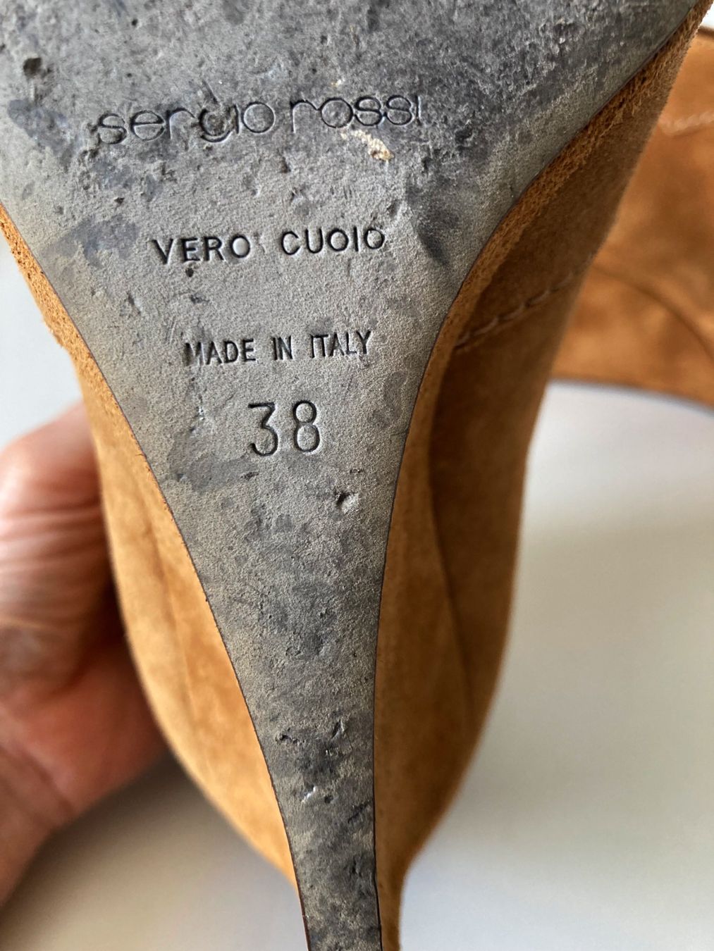 Scarpe da donna: Sergio Rossi bottines en daim – Usato da Reconvilier venduto da oliver008 4