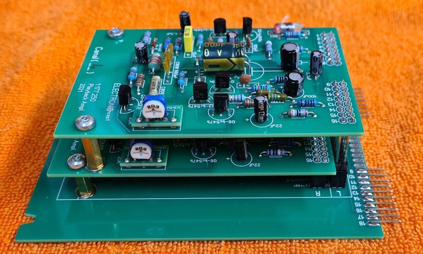 Revox Apparecchi a nastro: PCB - B77 Playback Amplifier- (9.5/19) – Nuovo e nell'imballaggio originale da St-Cierges venduto da Pestol