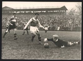Fotografie Ansicht Wien, Fussballspiel i