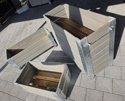 3 Stk Holz Blumentrog Blumentopf Pflanzkiste