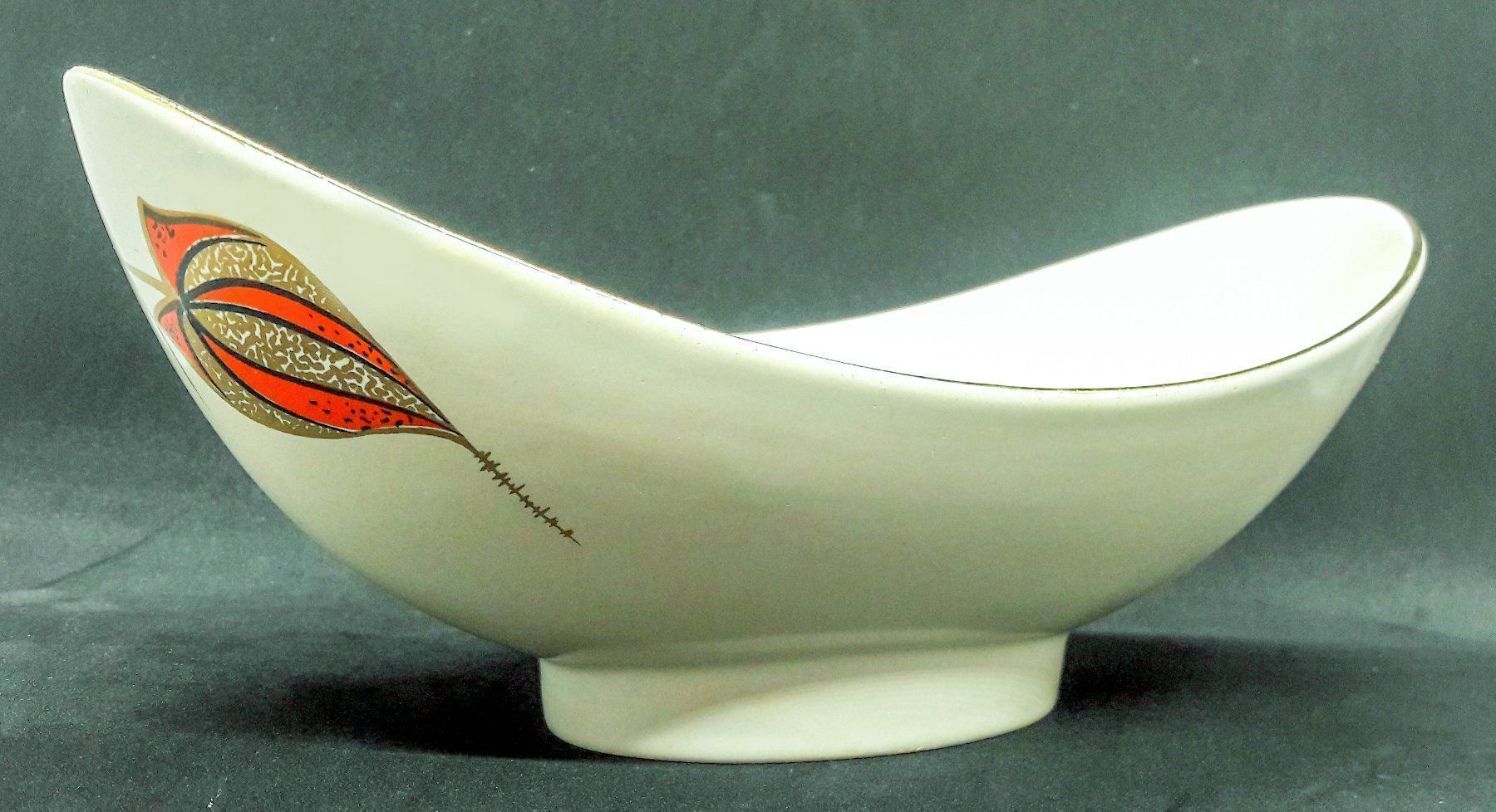 Plateaux: Schale Bootsform vintage 50s' 60s' plat – D'occasion à Tavannes par Brocashop 5