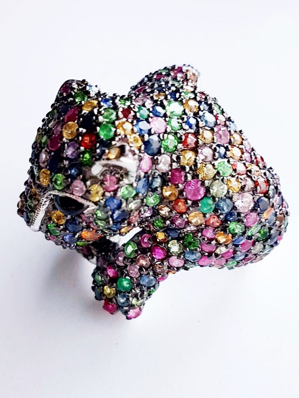 Bagues: Panther Design Ring Edelsteine – Neuf (Voir description) à Zürich par benedikt12 7