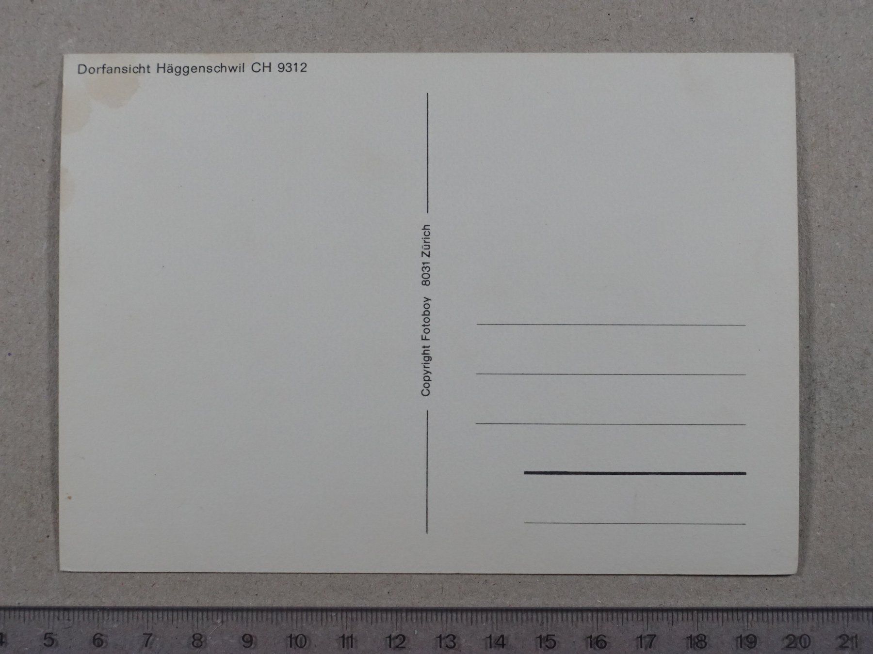 Cartes postales: Häggenschwil, Dorfansicht – D'occasion à Lenzburg par fh1 1