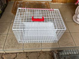 Caisse/cage de transport pour chat ouverture par le haut tbe