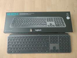 Logitec MX Keys S, Schweizer Layout, Grafit (920-011571)