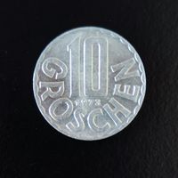 10 Groschen Münze Österreich 1973