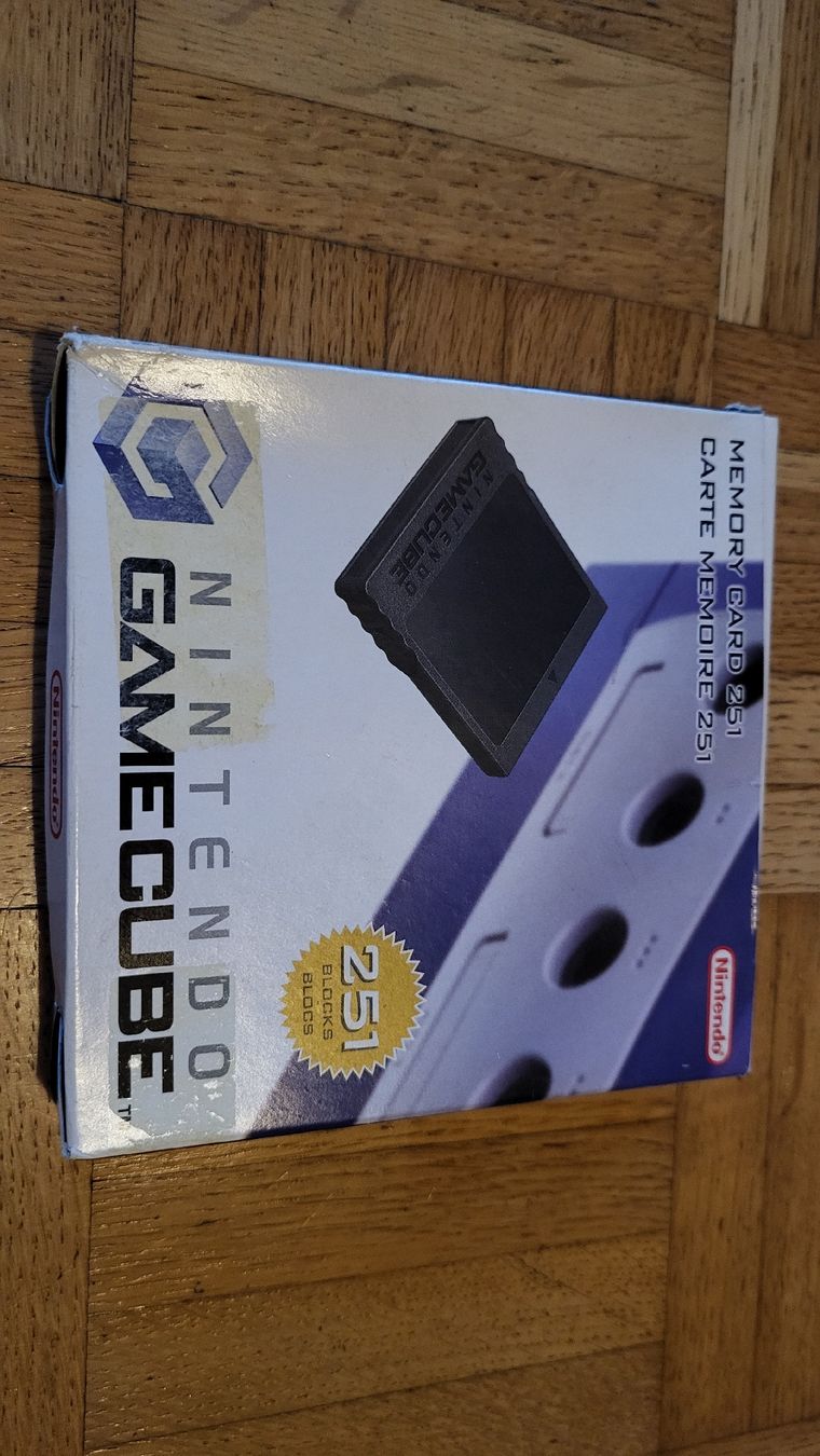 Memory Units & Memory Cards: Nintendo Gamecube Memory Card 251 Blocks OVP ! – Gebraucht aus Biel/Bienne von Retrohr