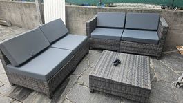 Divanetti in rattan per giardino
