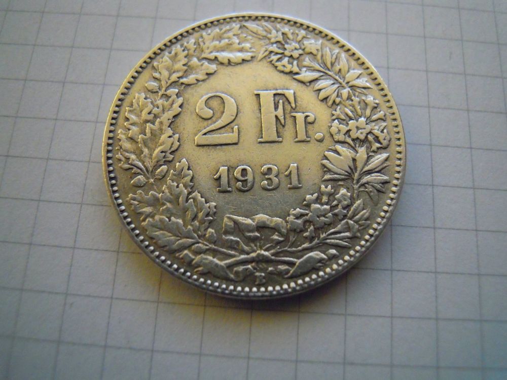 2 Fr. 1931 (Gebraucht) in Kriegstetten für CHF 5.75 – mit Lieferung auf ...
