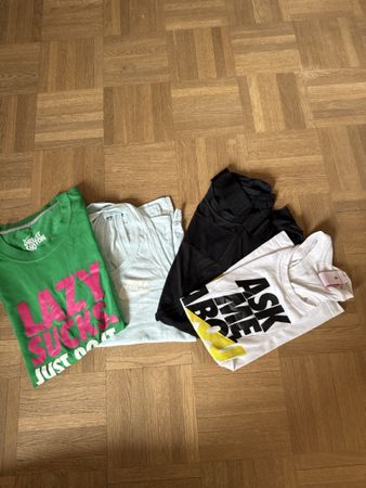 Lot de 4 T-shirts funs et colorés - Idéal pour l'été!