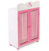 Bayer Chic Puppen-Kleiderschrank Fiori, Holz weiß