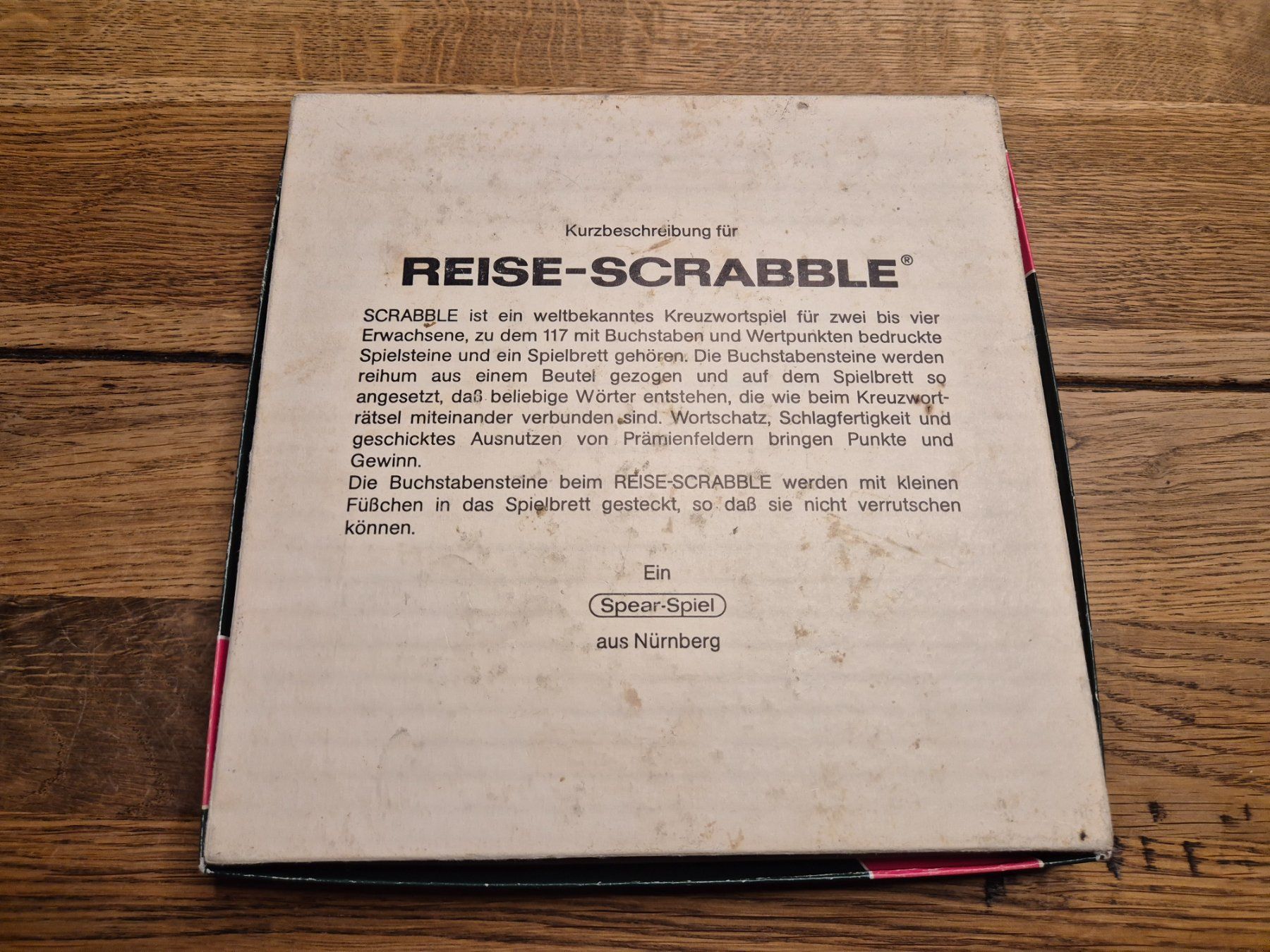 Giochi: Scrabble Reisespiel Reisescrabble – Usato da Oberdiessbach venduto da Finland1977 5